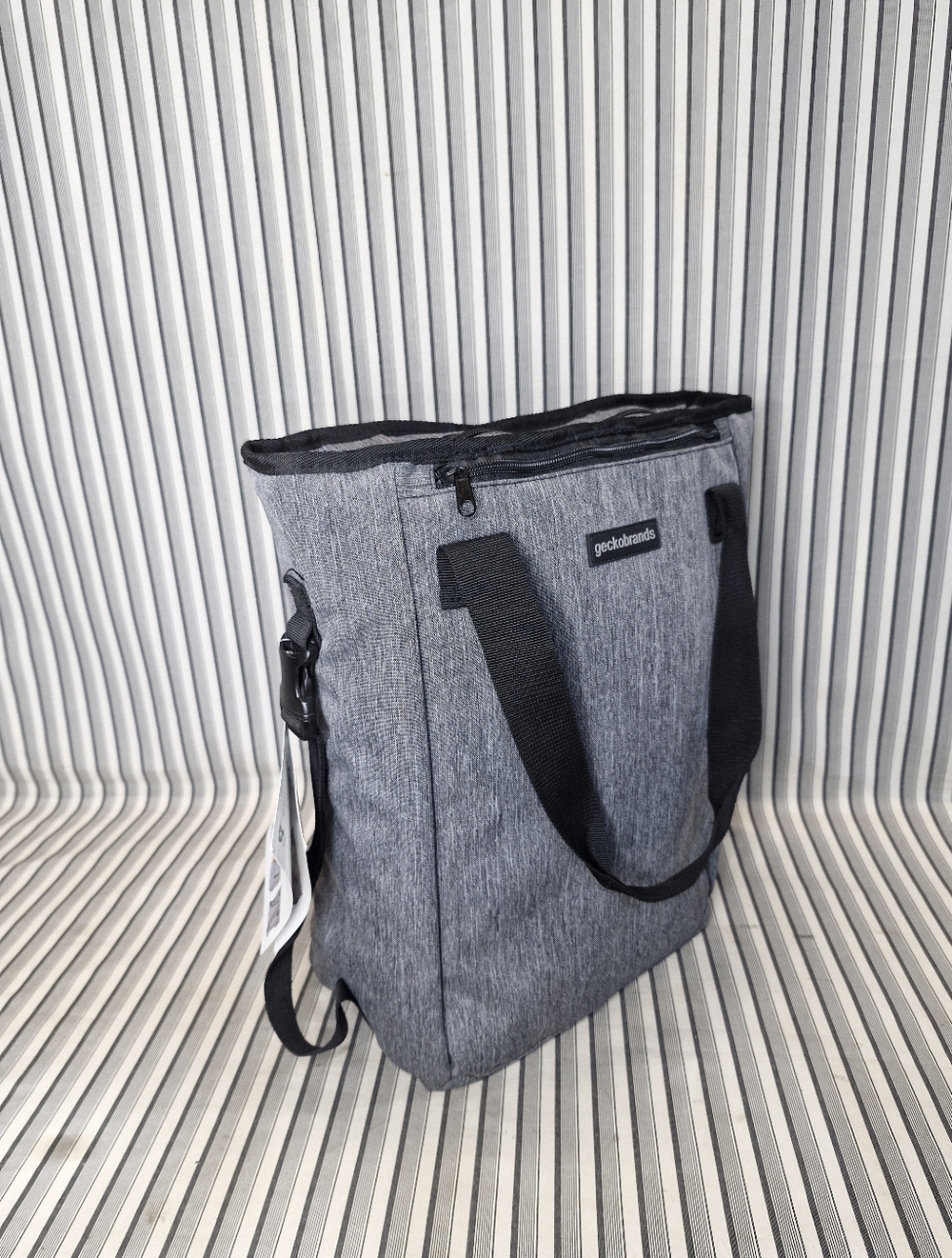 Geckobrands Convertible Tote Backpack Gray Laptop Travel Bag New